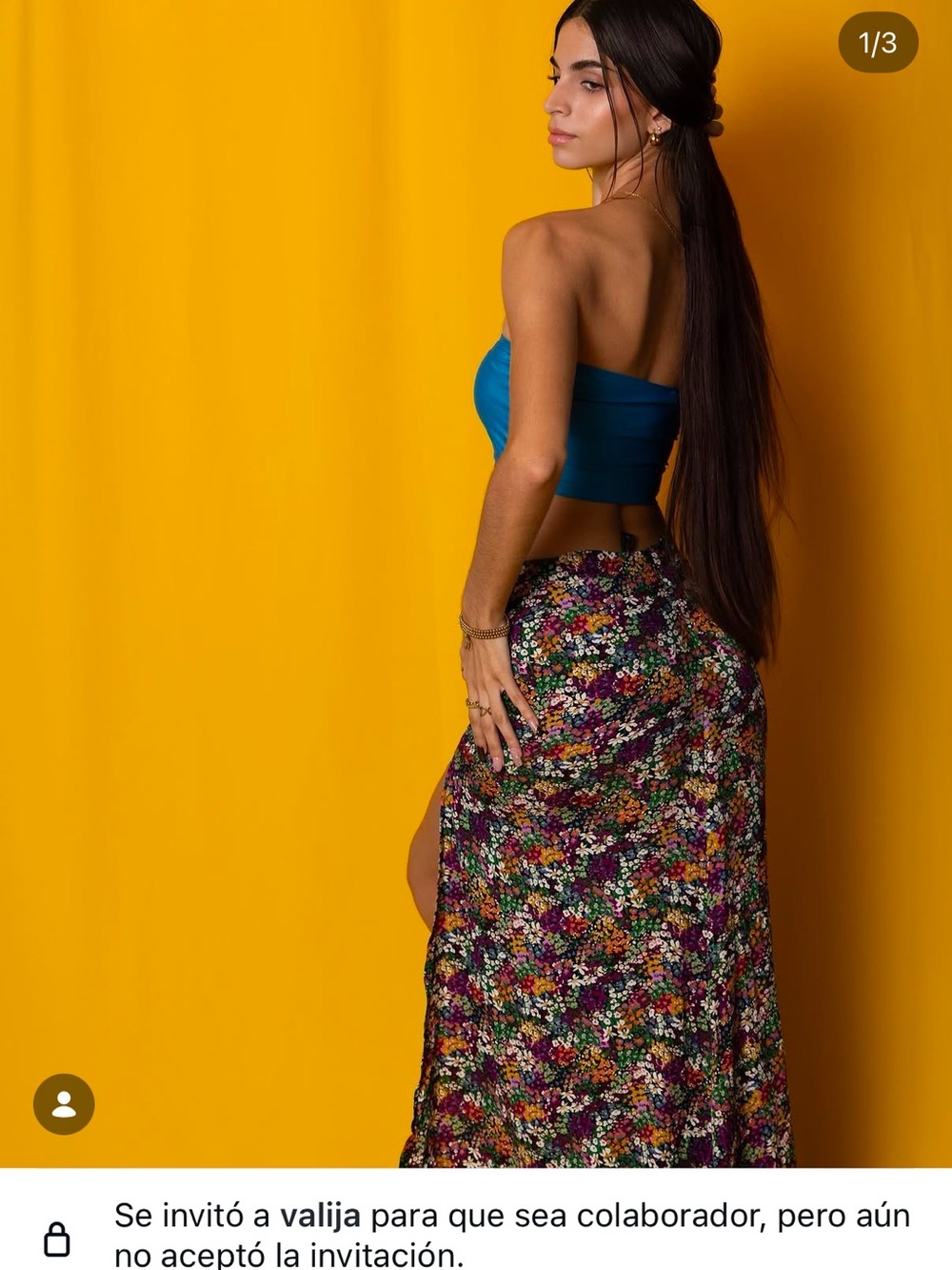 Vibrant Floral Maxi Skirt in Multicolor